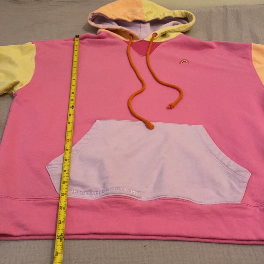 Terez New York Prima Cotton Colorful Hoodie. Size S - Picture 4 of 8